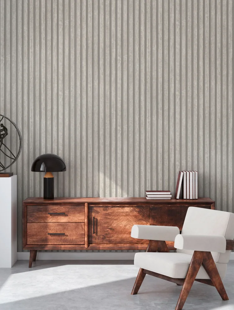 Living Walls Best of Wood´n Stone III T1095 Tapet Grå