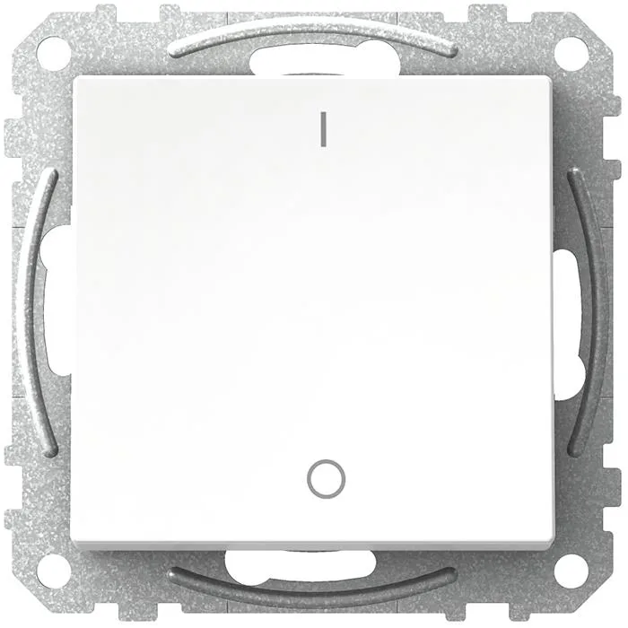 Schneider Electric Exxact WDE002136 Strömbrytare fyrkantig vippa, utan klor, vit 3x1-pol - Bild 2
