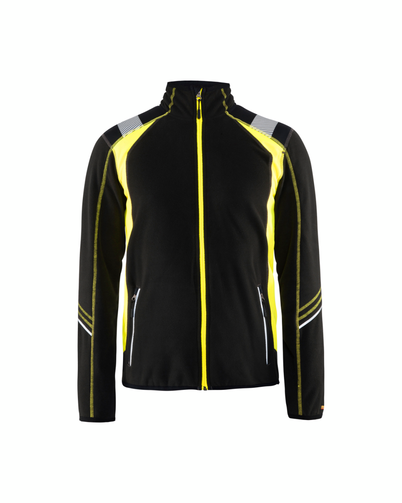 JACKA 4993 MICRO SVART/GUL 4XL