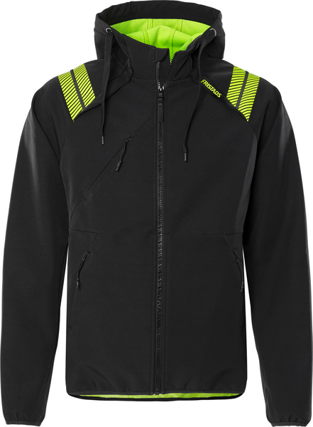 SOFTSHELLJACKA 7461 SVART 2XL BON
