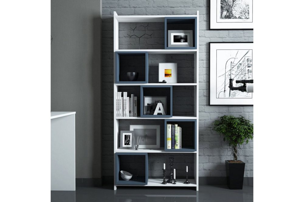 Hovdane Skrivbord 120 cm med Förvaring + Vägghylla +