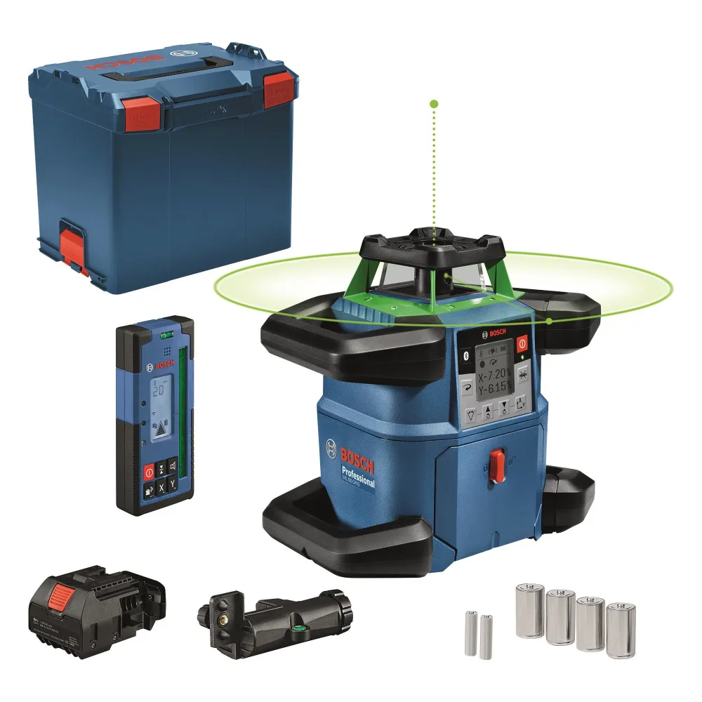 Bosch GRL 650 CHVG Rotationslaser med mottagare