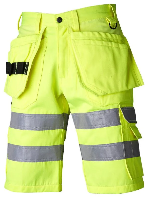 Top Swede 195 Arbetsshorts varsel, gul C64