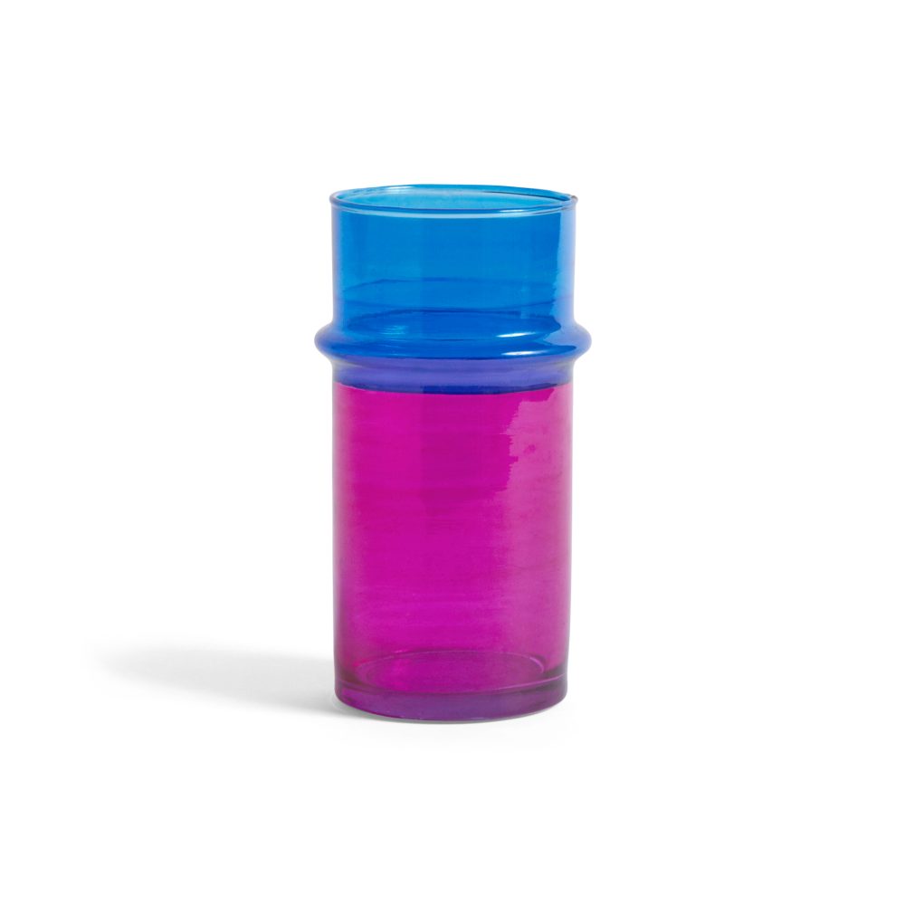 Moroccan vas S, Pink-blue