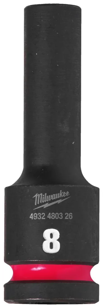 Milwaukee Shockwave Impact Duty Krafthylsa 1/2" fyrkant, djup 27 mm