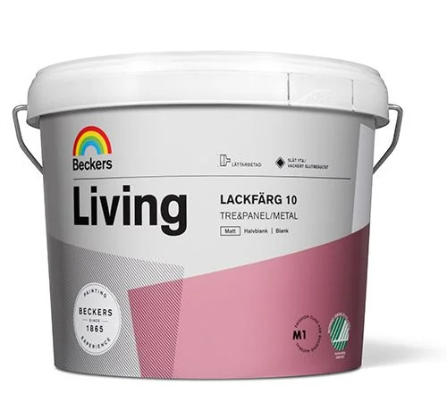 Living Lackfärg Matt 3 L Vit