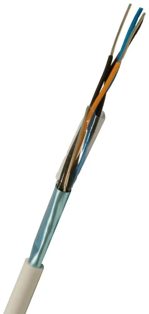 Nexans PTS-HF Telekabel 2x2x0.6 mm, vit 500 m, bobin