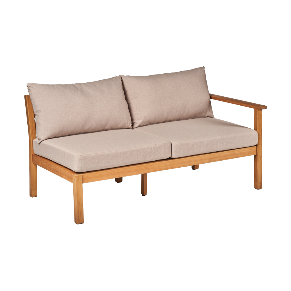 Stockaryd soffmodul 2-sits vänster teak/beige