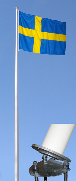 FLAGGSTÅNG NORDIC KOMPLETT 9M