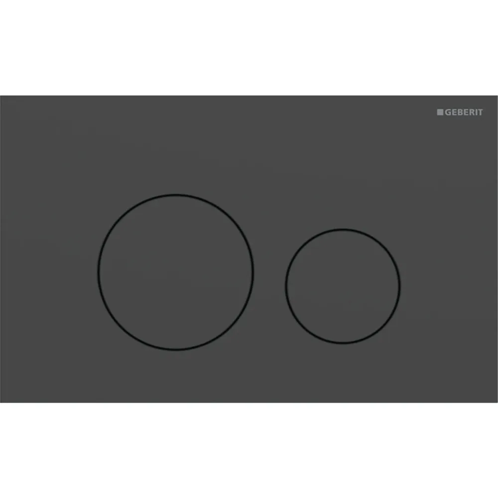Geberit Sigma 40 115.628.14.1 Spolplatta Mattsvart