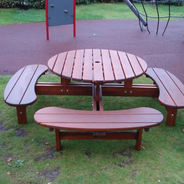 Eden Wood Rondo EW 0929-6P Picknickbord barnmodell