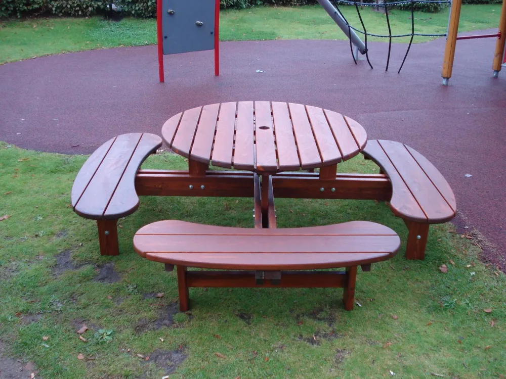 Eden Wood Rondo EW 0929-6P Picknickbord barnmodell