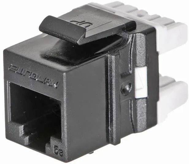 Eurolan 16B-U6-03WT Keystoneuttag Typ av kontakt: RJ45 8(4) Vit - Bild 2