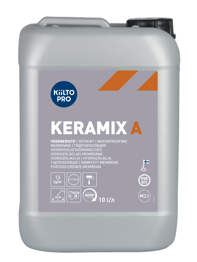 TÄTSKIKT KIILTO PRO KERAMIX A VÄTSKEKOMPONENT 10L