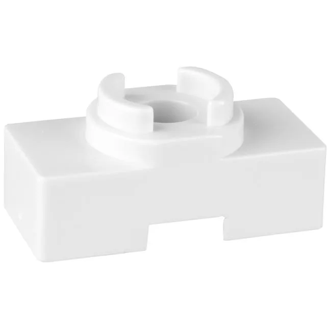 Faluplast 14315 Distanskloss 10 x 33 mm, för enkelklämma Krom