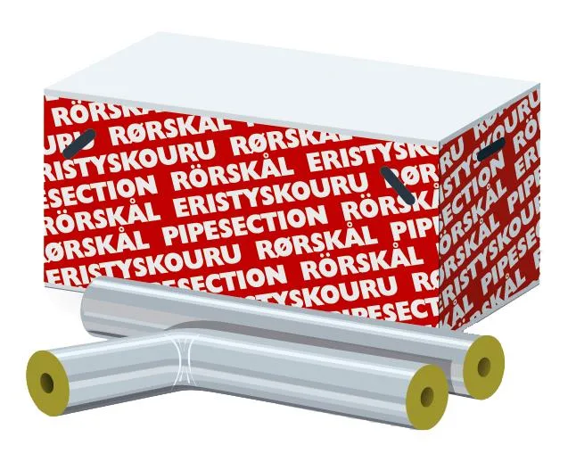 ROCKWOOL 79263 Rörskål 40 mm isolertjocklek, med tejp Ø: 35 mm